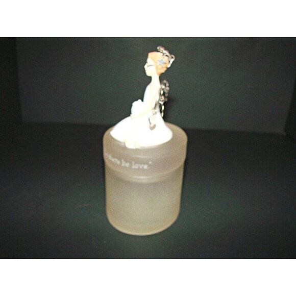 Vintage Acrylic Hallmark God Created Grandma Let There Be Love Trinket Box Case - Picture 4 of 12